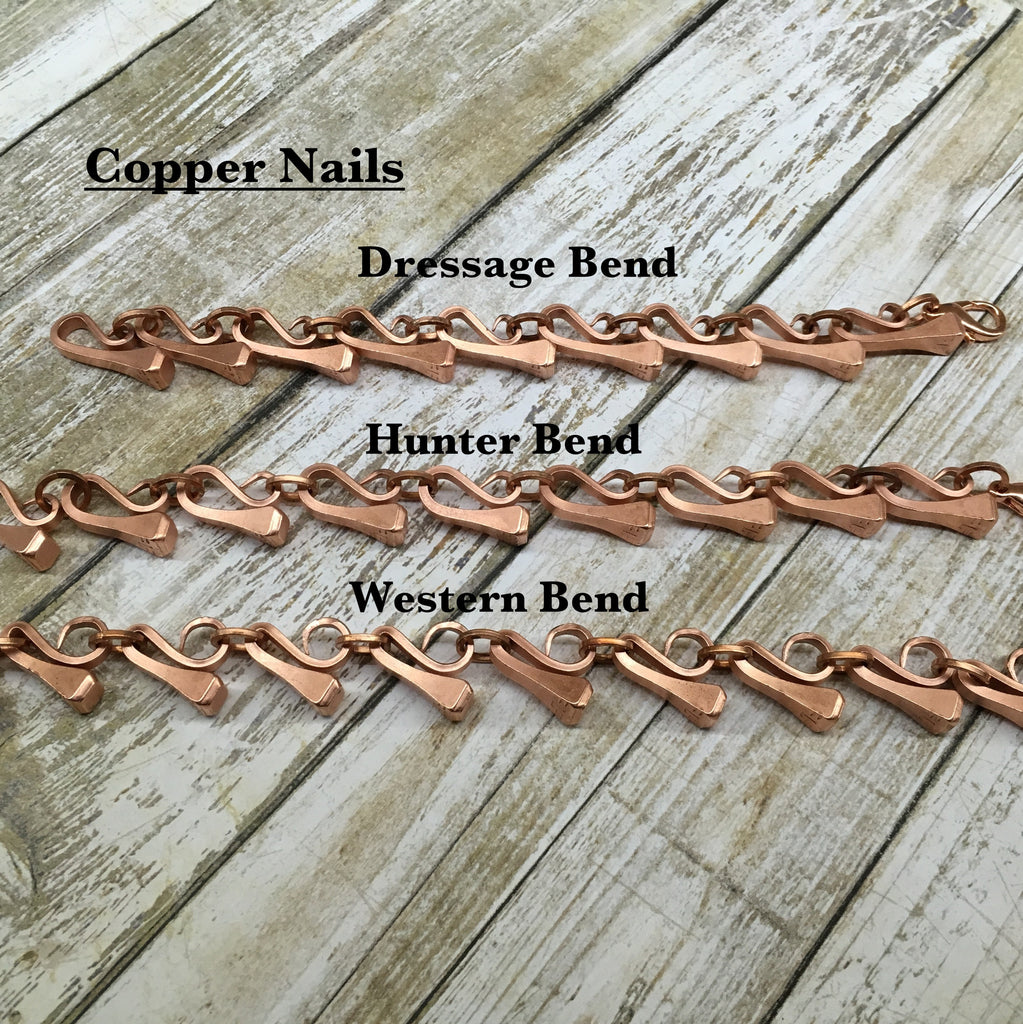 Bent hot sale nail bracelet